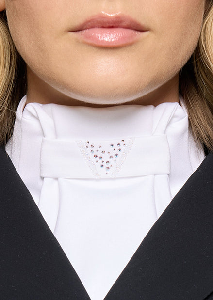 Samshield Plastron Crystal Fabric Triangle Wedstrijd Accessoires - Maddelin Equestrian Samshield
