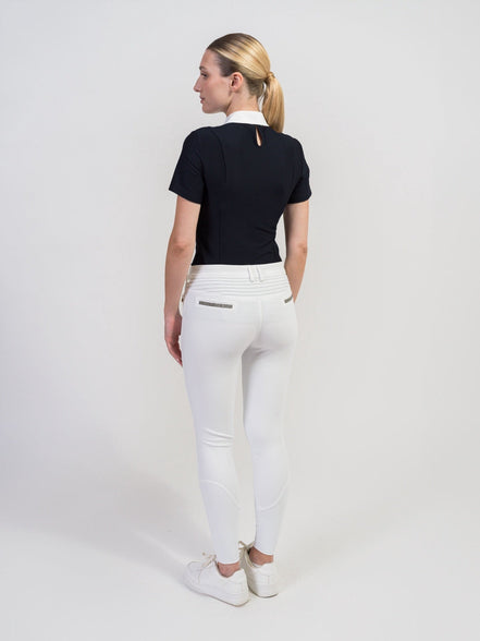 Samshield Scarlett Short Sleeves Women Shirt Texturized Wedstrijdshirts - Maddelin Equestrian Samshield