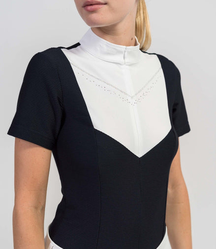 Samshield Scarlett Short Sleeves Women Shirt Texturized Wedstrijdshirts - Maddelin Equestrian Samshield