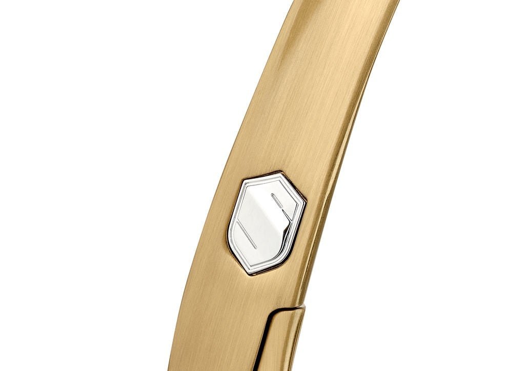 Samshield Shield Rup Safety Stirrup Brushed Champagne Beugels - Maddelin Equestrian Samshield