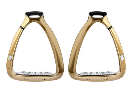 Samshield Shield Rup Safety Stirrup Brushed Champagne Beugels - Maddelin Equestrian Samshield