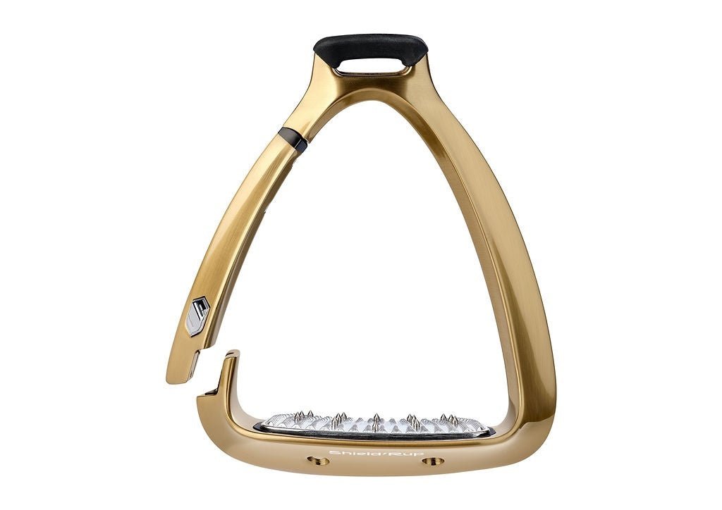 Samshield Shield Rup Safety Stirrup Brushed Champagne Beugels - Maddelin Equestrian Samshield