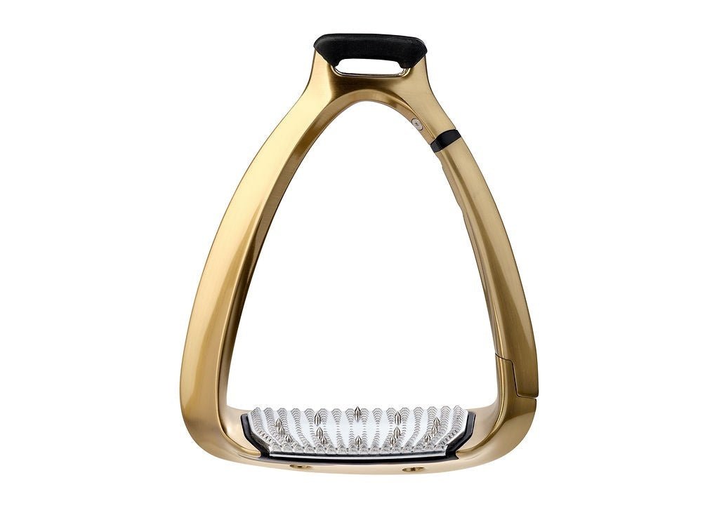 Samshield Shield Rup Safety Stirrup Brushed Champagne Beugels - Maddelin Equestrian Samshield