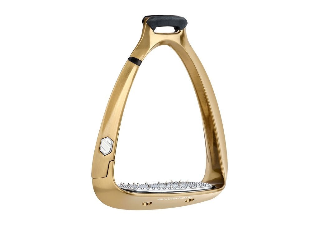 Samshield Shield Rup Safety Stirrup Brushed Champagne Beugels - Maddelin Equestrian Samshield
