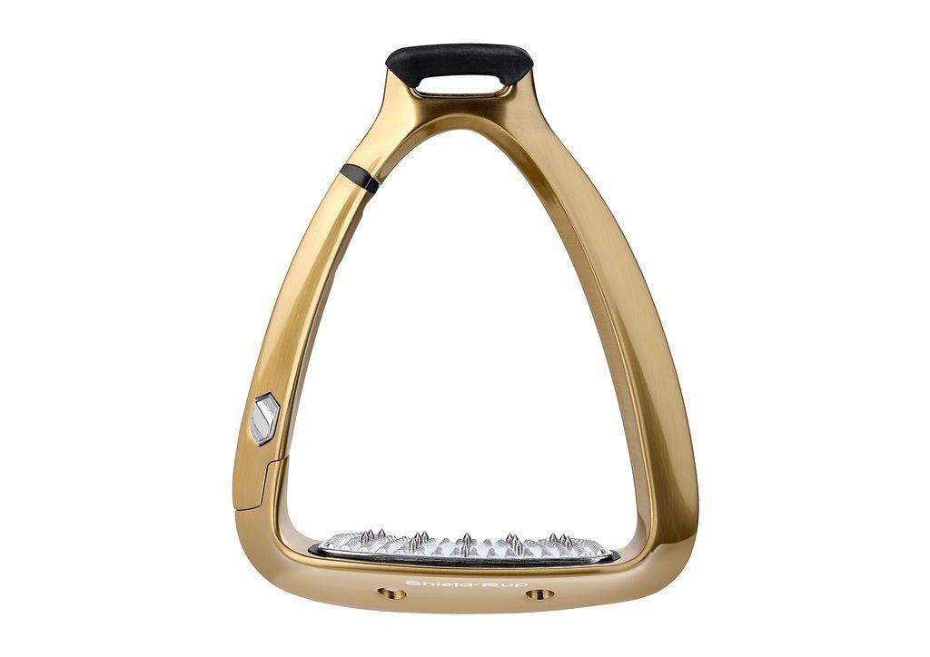Samshield Shield Rup Safety Stirrup Brushed Champagne Beugels - Maddelin Equestrian Samshield