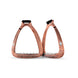 Samshield Shield Rup Safety Stirrup Brushed Pink Gold Beugels - Maddelin Equestrian Samshield