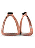 Samshield Shield Rup Safety Stirrup Brushed Pink Gold Beugels - Maddelin Equestrian Samshield