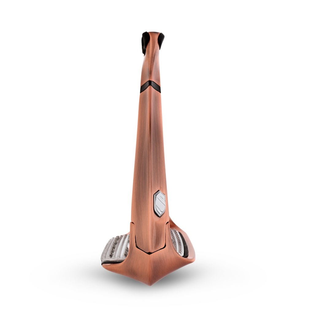 Samshield Shield Rup Safety Stirrup Brushed Pink Gold Beugels - Maddelin Equestrian Samshield