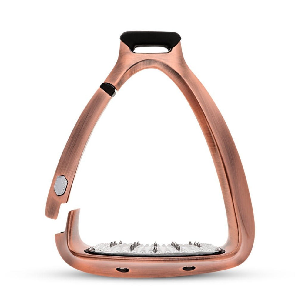 Samshield Shield Rup Safety Stirrup Brushed Pink Gold Beugels - Maddelin Equestrian Samshield