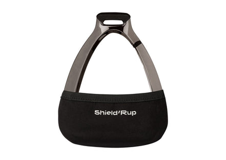 Samshield Shield Rup Safety Stirrup Chrome Black Beugels - Maddelin Equestrian Samshield