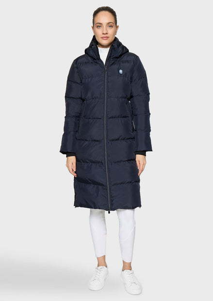 Samshield Sierra lange puffer parka dames Navy Dames Jassen - Maddelin Equestrian