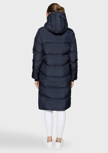 Samshield Sierra lange puffer parka dames Navy Dames Jassen - Maddelin Equestrian
