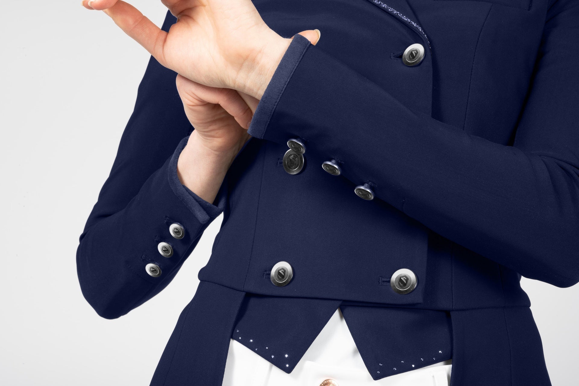Samshield Wedstrijd Jas Short Frac Crystal Fabric Wedstrijdjassen - Maddelin Equestrian Samshield