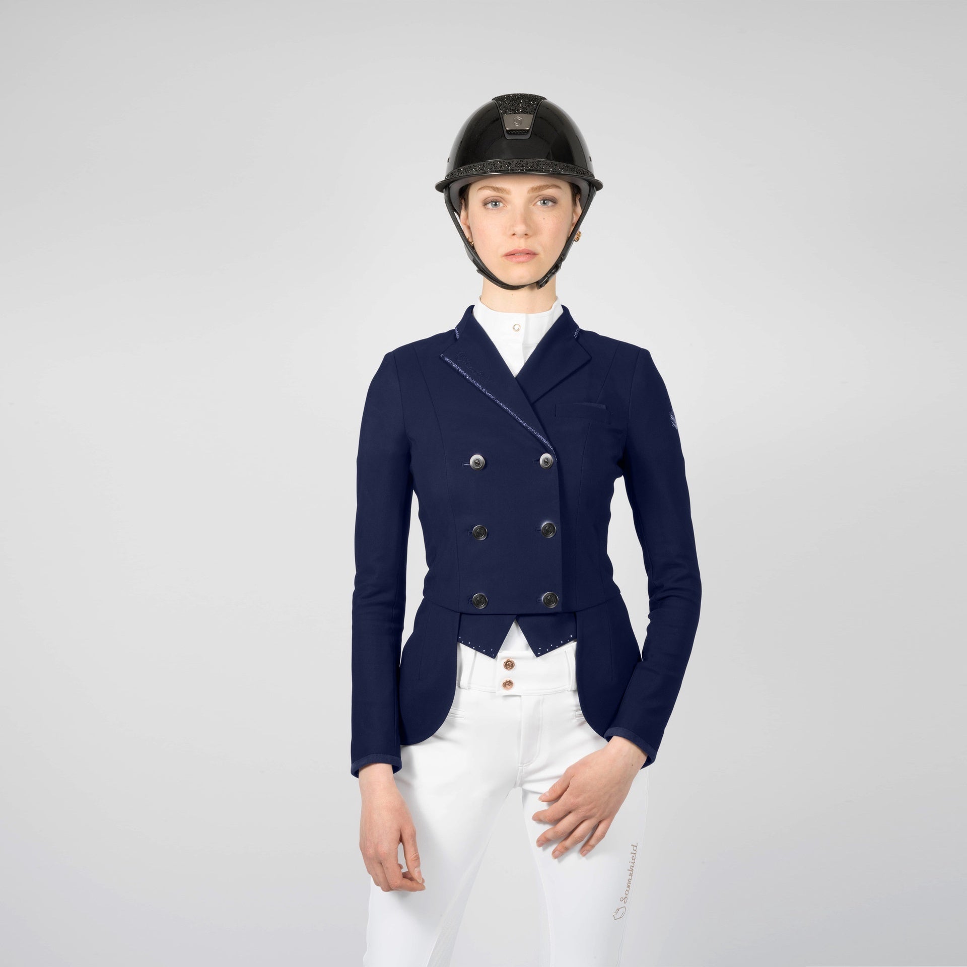 Samshield Wedstrijd Jas Short Frac Crystal Fabric Wedstrijdjassen - Maddelin Equestrian Samshield