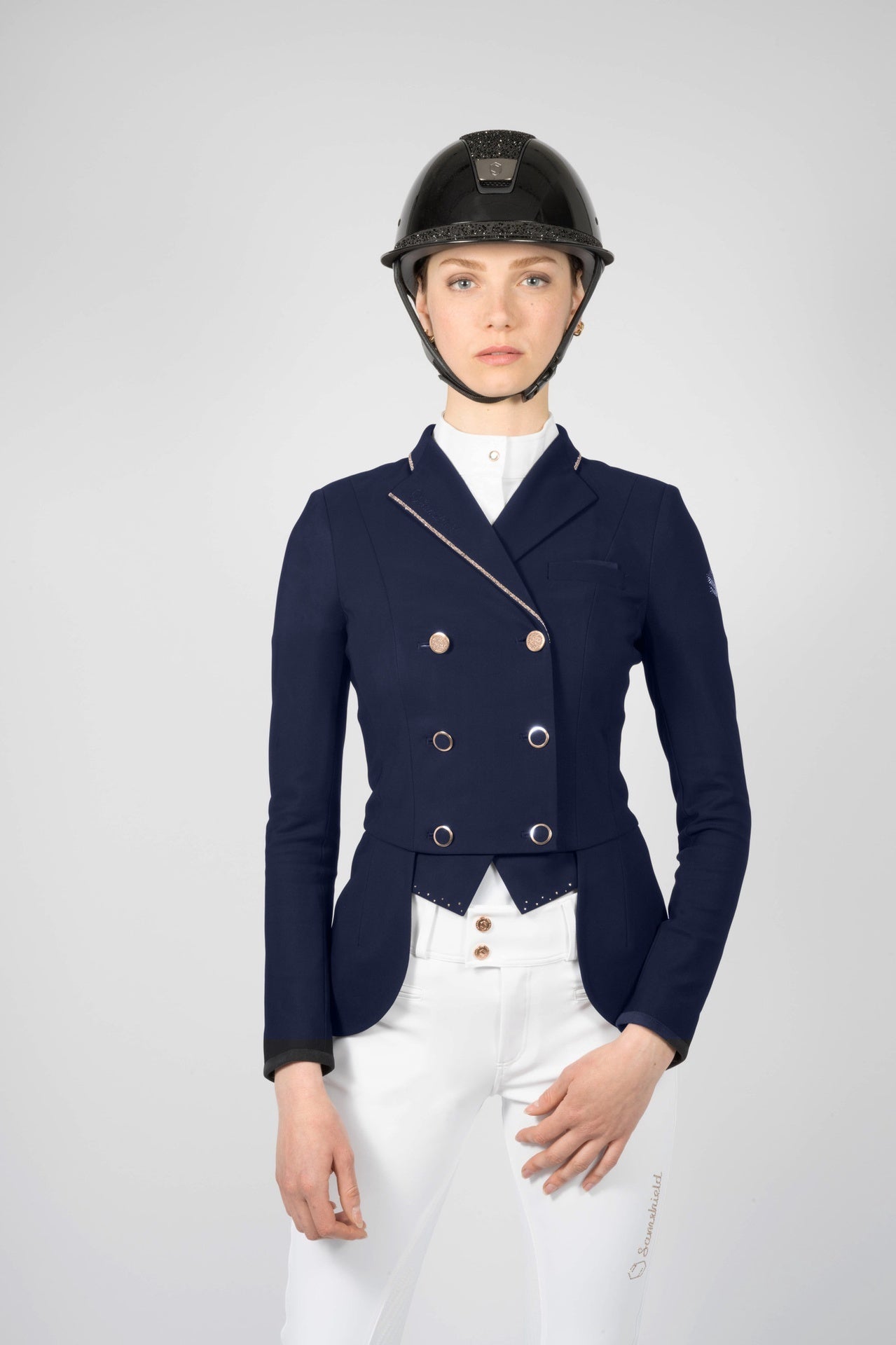 Samshield Wedstrijd Jas Short Frac Crystal Fabric Wedstrijdjassen - Maddelin Equestrian Samshield