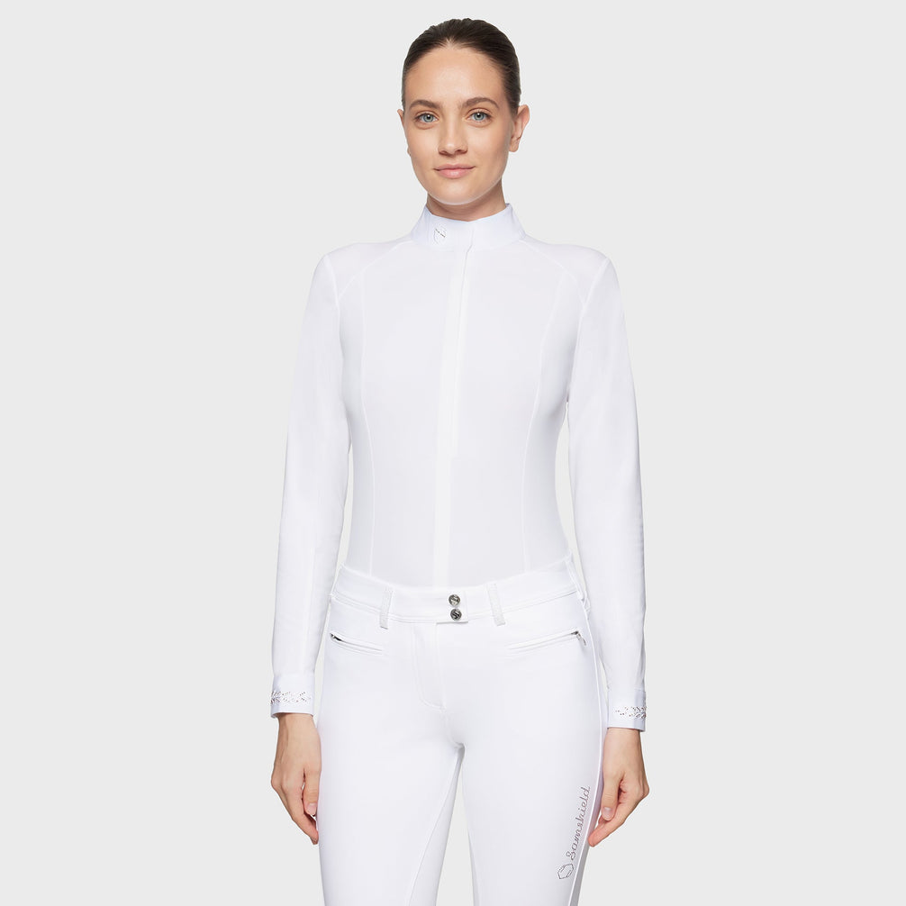 Samshield Wedstrijdshirt Aline Crystal Wedstrijdshirts - Maddelin Equestrian Samshield