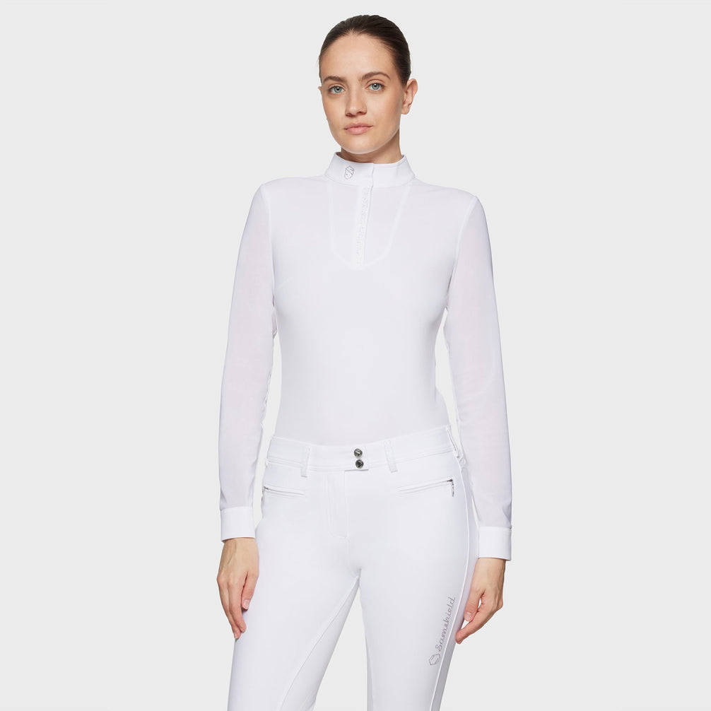 Samshield wedstrijdshirt Faustine Premium Dames Wedstrijdshirts - Maddelin Equestrian Samshield