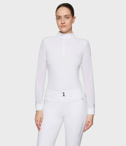 Samshield wedstrijdshirt Faustine Premium Dames Wedstrijdshirts - Maddelin Equestrian Samshield