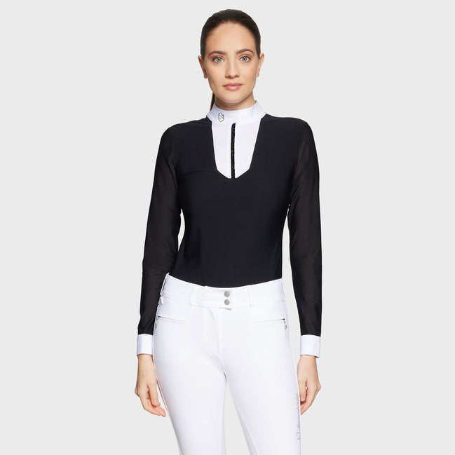 Samshield wedstrijdshirt Faustine Premium Dames Wedstrijdshirts - Maddelin Equestrian Samshield