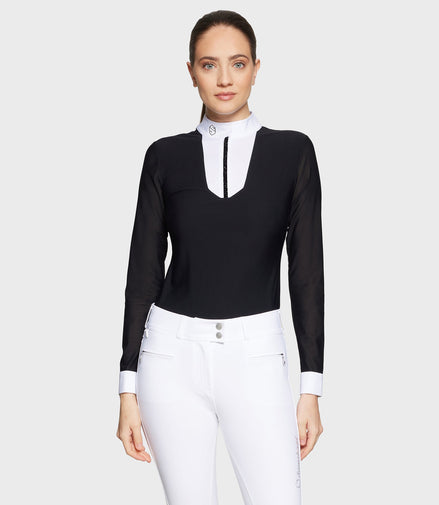 Samshield wedstrijdshirt Faustine Premium Dames Wedstrijdshirts - Maddelin Equestrian Samshield