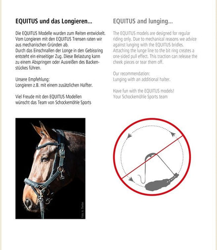 Schockemöhle Equitus Alpha Anatomical Special Hoofdstel Trenshoofdstellen - Maddelin Equestrian Schockemohle