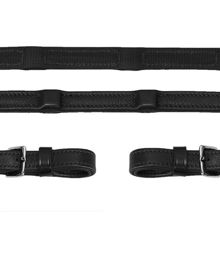 Schockemöhle Reins Durasoft Rolled Grip Teugels - Maddelin Equestrian Schockemohle