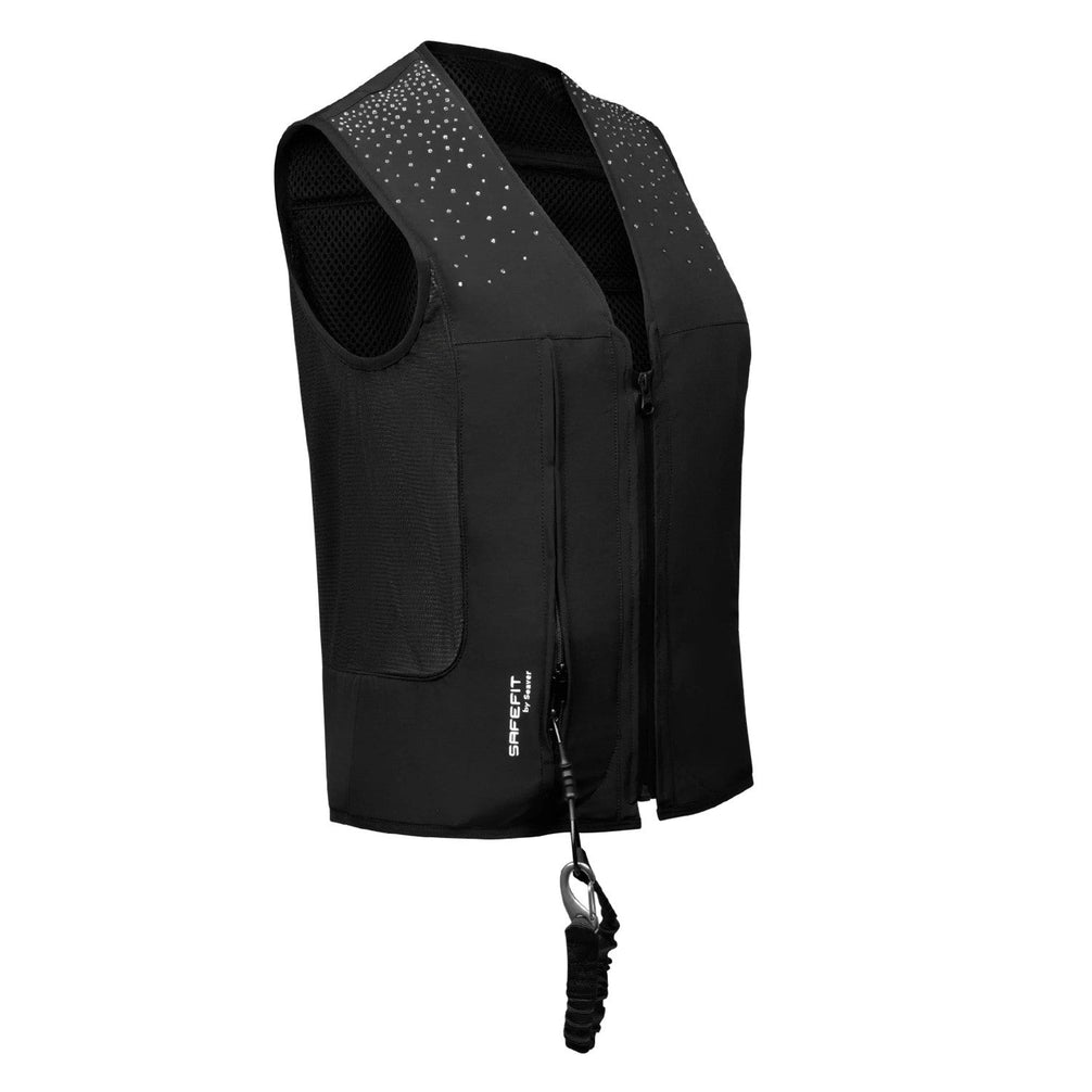 Seaver Safefit Crystal Rain Airbagvest met Swarovski Kristallen Airbags & Bodyprotectors - Maddelin Equestrian