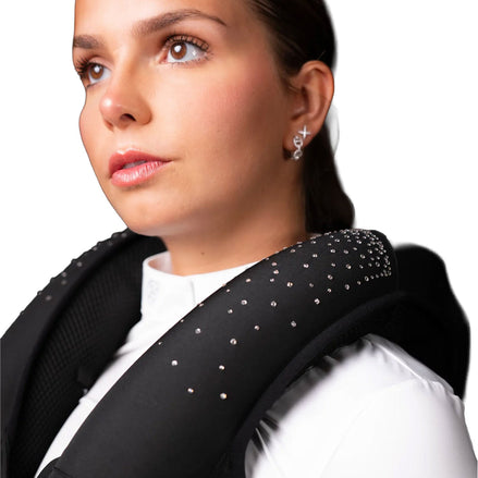Seaver Safefit Crystal Rain Airbagvest met Swarovski Kristallen Airbags & Bodyprotectors - Maddelin Equestrian
