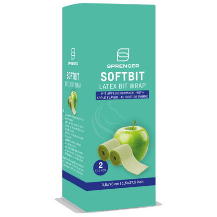 SoftBit Latex Bit Wrap Appelsmaak Toebehoren bitten - Maddelin Equestrian Sprenger