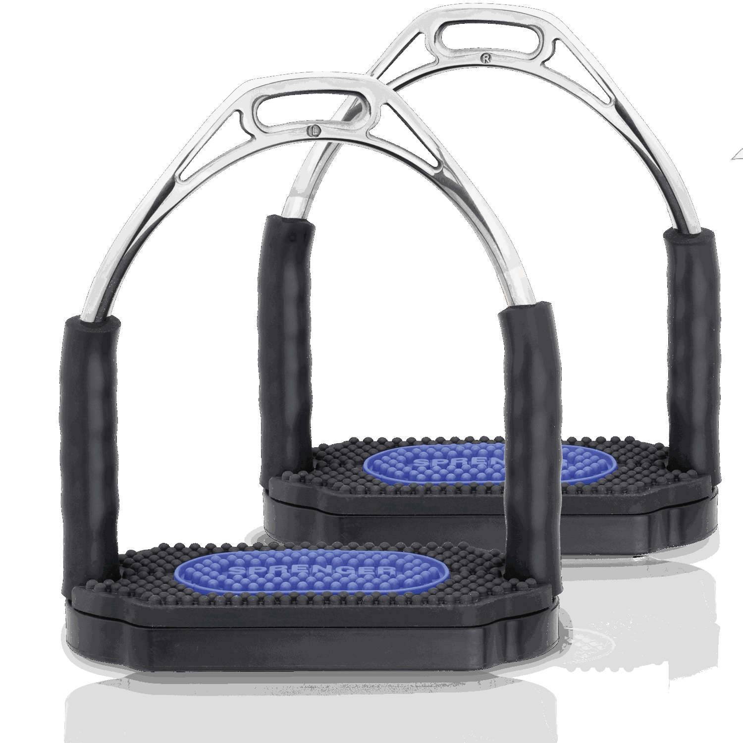 Sprenger Bow Balance Stirrups - Stainless steel Edelstaal 120mm Beugels - Maddelin Equestrian Sprenger