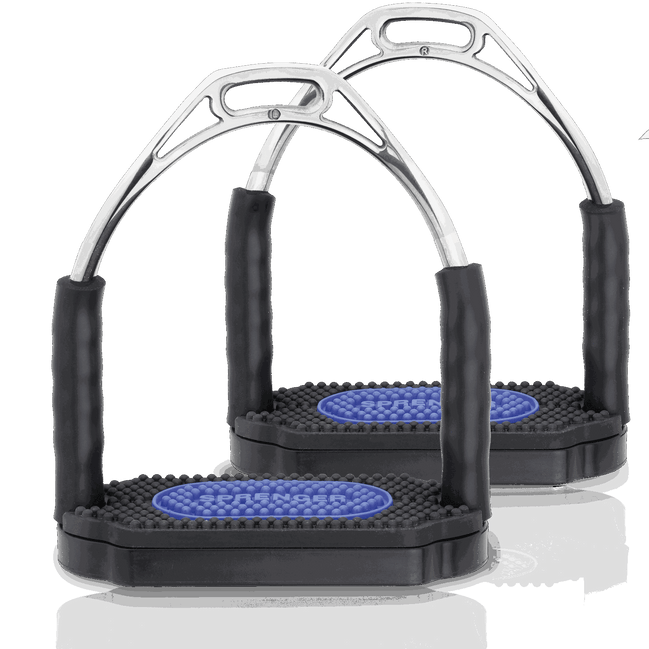 Sprenger Bow Balance Stirrups - Stainless steel Edelstaal 130mm Beugels - Maddelin Equestrian Sprenger