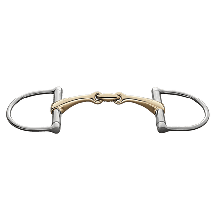 Sprenger Dynamic RS D - Ring Dubbel Gebroken Sensogan - 14mm Bus, D, Eggbutt,... - Maddelin Equestrian Sprenger