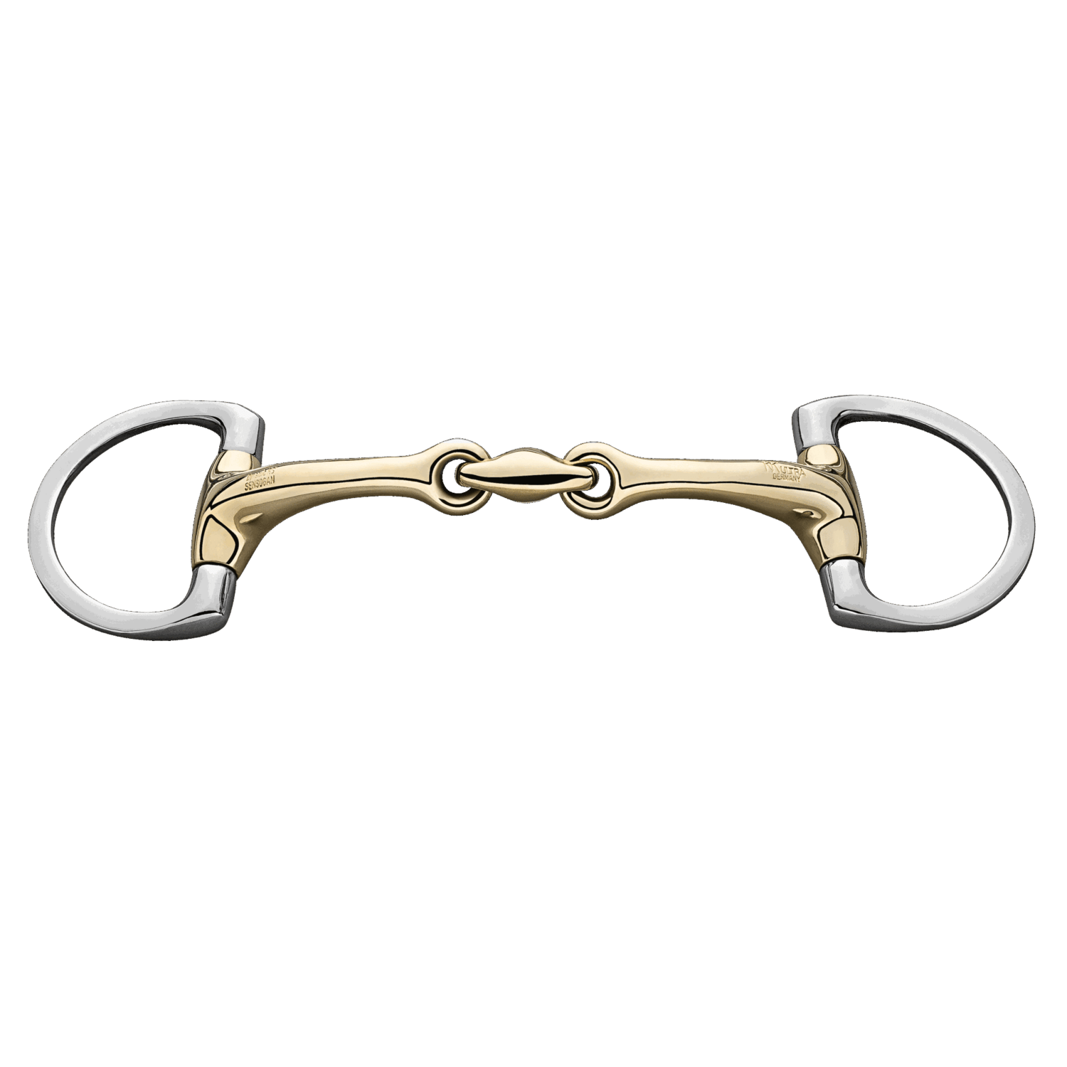 Sprenger Dynamic RS D - shaped rings Dubbel Gebroken Sensogan Bus, D, Eggbutt,... - Maddelin Equestrian Sprenger