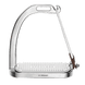 Sprenger Peacock Stirrups with rubber ring - Stainless steel; size 110 mm Black rubber pad Beugels - Maddelin Equestrian