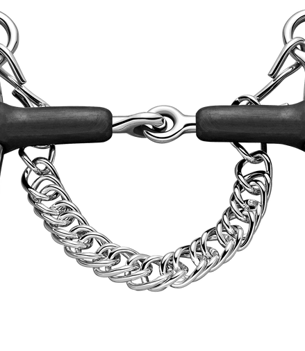 Sprenger Rubber Pelham Lange Scharen - 18mm Pelham - Maddelin Equestrian Sprenger