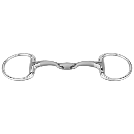 Sprenger Satinox Eggbutt bit Dubbel Gebroken - Stainless steel 14mm Bus, D, Eggbutt,... - Maddelin Equestrian Sprenger