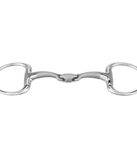 Sprenger Satinox Eggbutt bit Dubbel Gebroken - Stainless steel 14mm Bus, D, Eggbutt,... - Maddelin Equestrian Sprenger