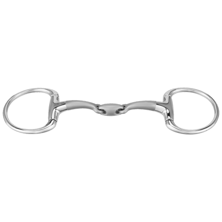 Sprenger Satinox Eggbutt bit Dubbel Gebroken - Stainless steel 14mm Bus, D, Eggbutt,... - Maddelin Equestrian Sprenger