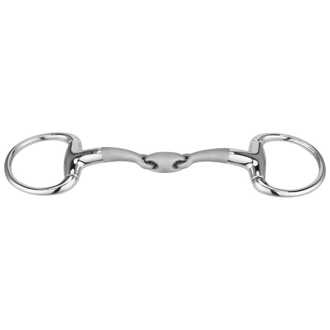 Sprenger Satinox Eggbutt Onderlegtrens Dubbel Gebroken - Stainless steel Bus, D, Eggbutt,... - Maddelin Equestrian Sprenger