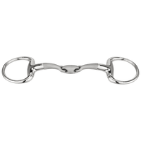 Sprenger Satinox Eggbutt Onderlegtrens Dubbel Gebroken - Stainless steel Bus, D, Eggbutt,... - Maddelin Equestrian Sprenger