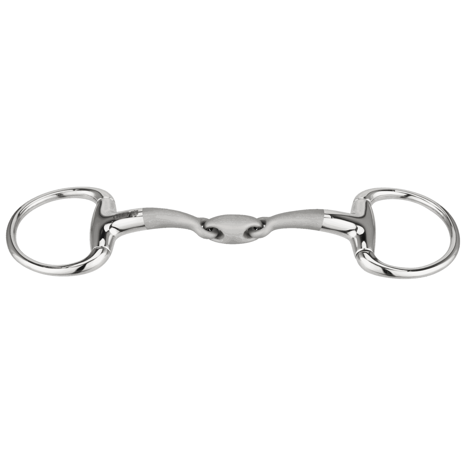 Sprenger Satinox Eggbutt Onderlegtrens Dubbel Gebroken - Stainless steel Bus, D, Eggbutt,... - Maddelin Equestrian Sprenger