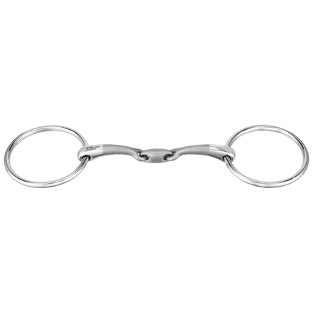 Sprenger Satinox Losse ringen Trens Dubbel Gebroken - Stainless steel Watertrens - Maddelin Equestrian Sprenger