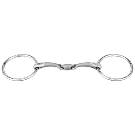 Sprenger Satinox Losse ringen Trens Dubbel Gebroken - Stainless steel Watertrens - Maddelin Equestrian Sprenger
