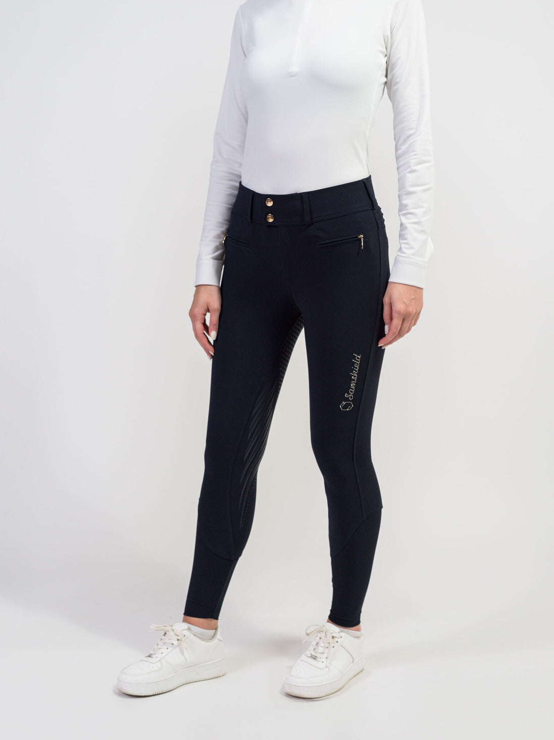 Samshield Dames Rijbroek Clara Full Grip Champagne