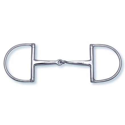 Stübben 2 - in - 1 D - Ring Bit Enkel Gebroken Bus, D, Eggbutt,... - Maddelin Equestrian Stübben