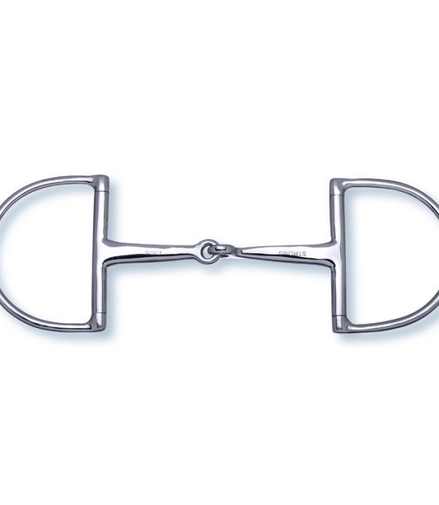 Stübben 2 - in - 1 D - Ring Bit Enkel Gebroken Bus, D, Eggbutt,... - Maddelin Equestrian Stübben