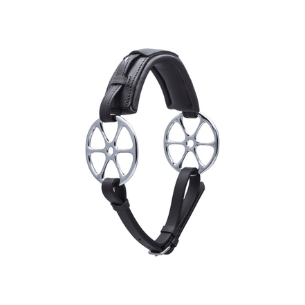 Stübben Flower ring leather; cheeks stainless steel Hackamore - Maddelin Equestrian Stübben