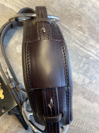 Stübben Flower ring leather; cheeks stainless steel Hackamore - Maddelin Equestrian Stübben