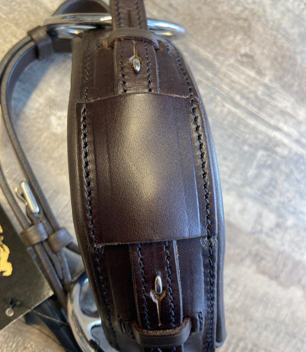 Stübben Flower ring leather; cheeks stainless steel Hackamore - Maddelin Equestrian Stübben