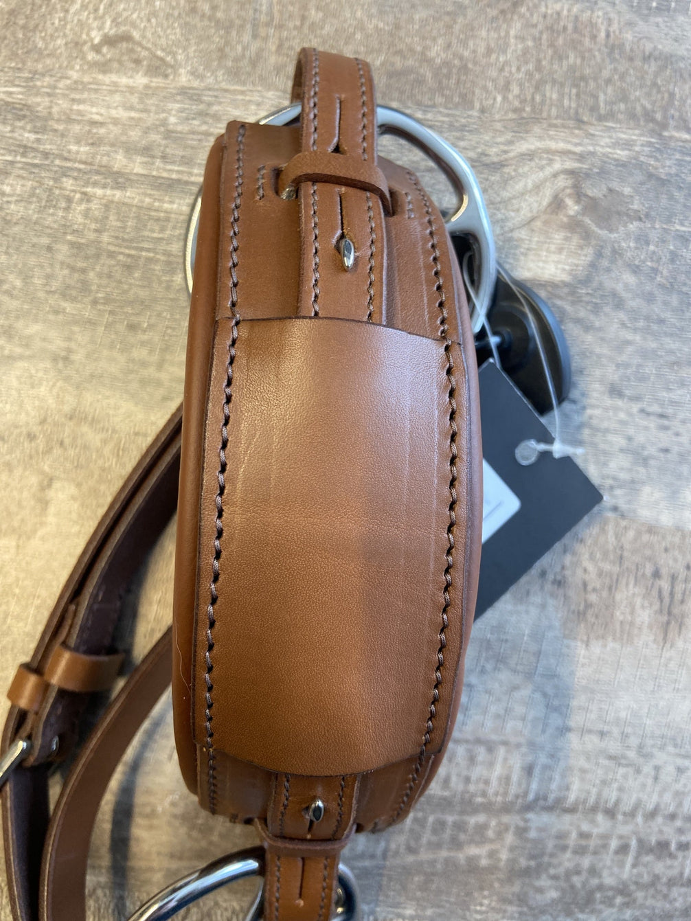 Stübben Flower ring leather; cheeks stainless steel Hackamore - Maddelin Equestrian Stübben